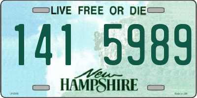 NH license plate 1415989