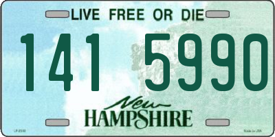 NH license plate 1415990