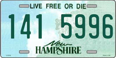 NH license plate 1415996