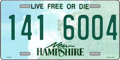 NH license plate 1416004