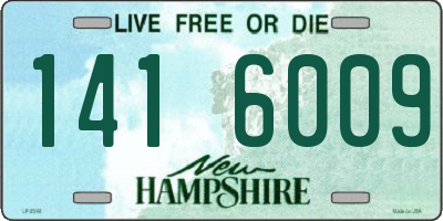 NH license plate 1416009