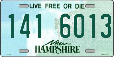 NH license plate 1416013