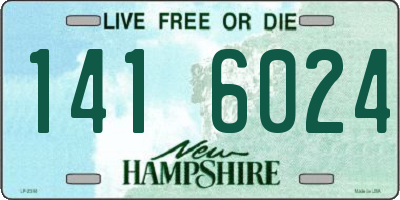 NH license plate 1416024
