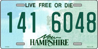 NH license plate 1416048