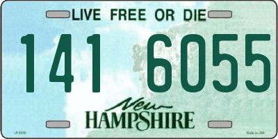 NH license plate 1416055