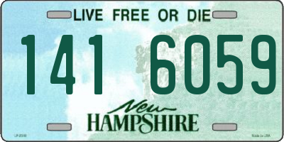NH license plate 1416059