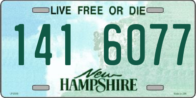 NH license plate 1416077