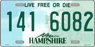 NH license plate 1416082