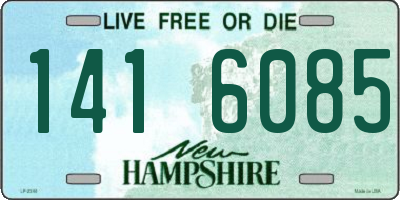 NH license plate 1416085