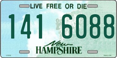 NH license plate 1416088