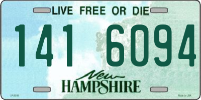 NH license plate 1416094