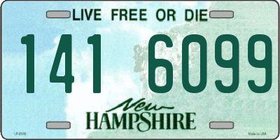 NH license plate 1416099