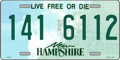 NH license plate 1416112
