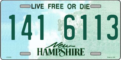 NH license plate 1416113