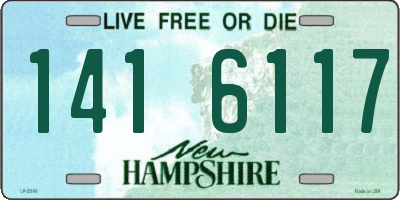 NH license plate 1416117