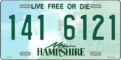 NH license plate 1416121
