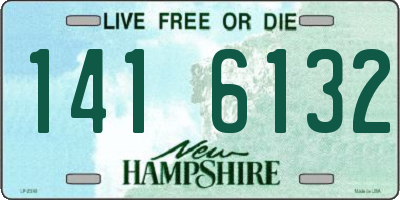 NH license plate 1416132