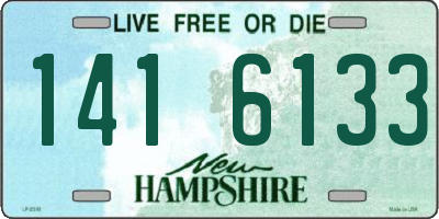 NH license plate 1416133