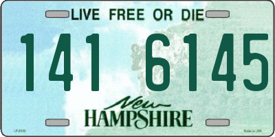 NH license plate 1416145