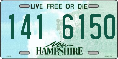 NH license plate 1416150