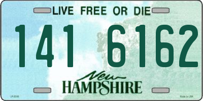 NH license plate 1416162