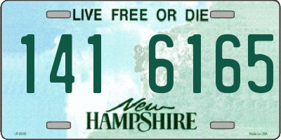 NH license plate 1416165
