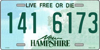 NH license plate 1416173
