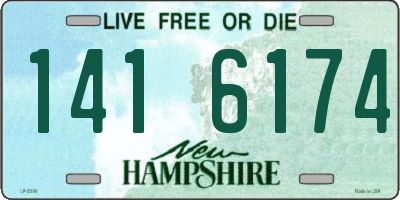 NH license plate 1416174