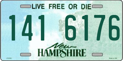 NH license plate 1416176