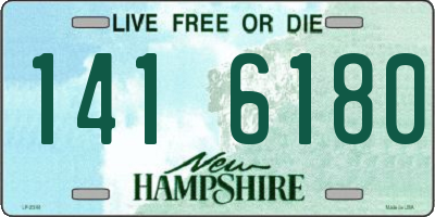 NH license plate 1416180