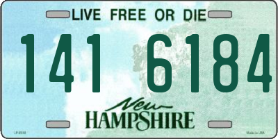 NH license plate 1416184