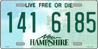 NH license plate 1416185