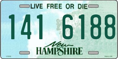 NH license plate 1416188