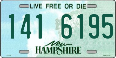 NH license plate 1416195