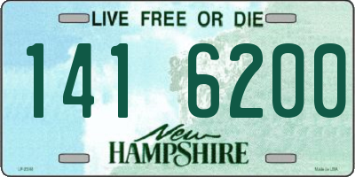 NH license plate 1416200
