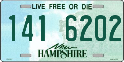NH license plate 1416202