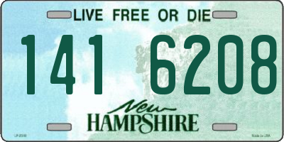 NH license plate 1416208