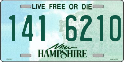 NH license plate 1416210