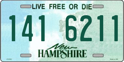 NH license plate 1416211