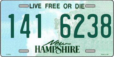 NH license plate 1416238