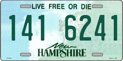 NH license plate 1416241