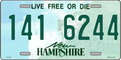 NH license plate 1416244