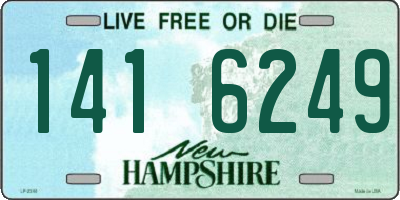 NH license plate 1416249