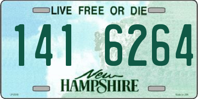 NH license plate 1416264