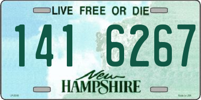NH license plate 1416267