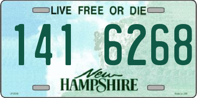 NH license plate 1416268