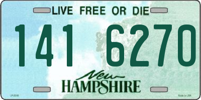NH license plate 1416270