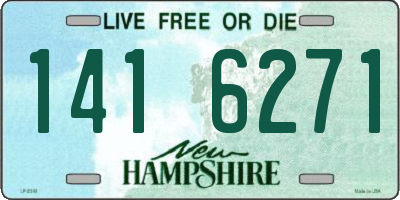 NH license plate 1416271