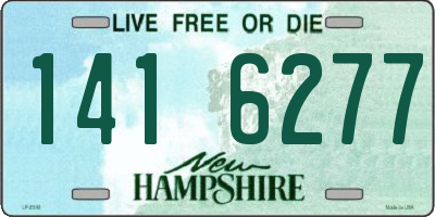 NH license plate 1416277