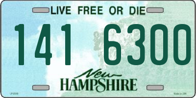 NH license plate 1416300
